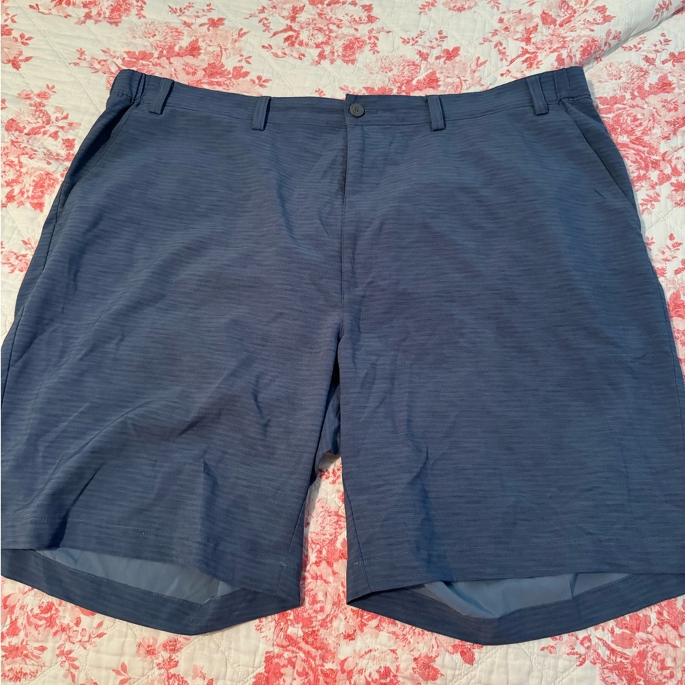 Roundtree & Yorke Navy Flat Front Shorts